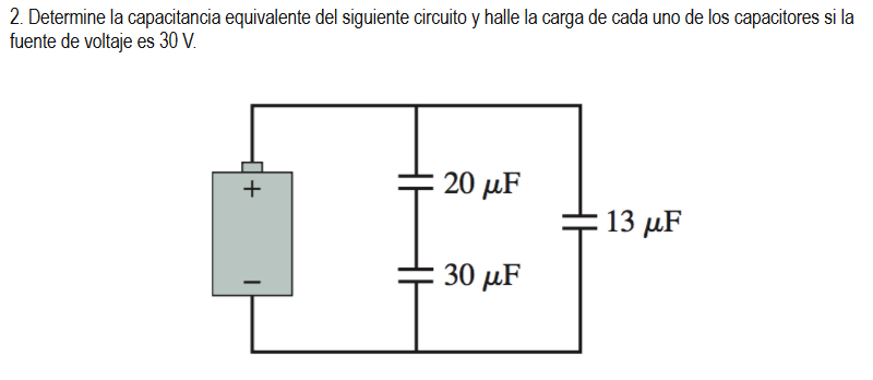 2 Determine La Capacitancia Equivalente Del Siguiente | Chegg.com