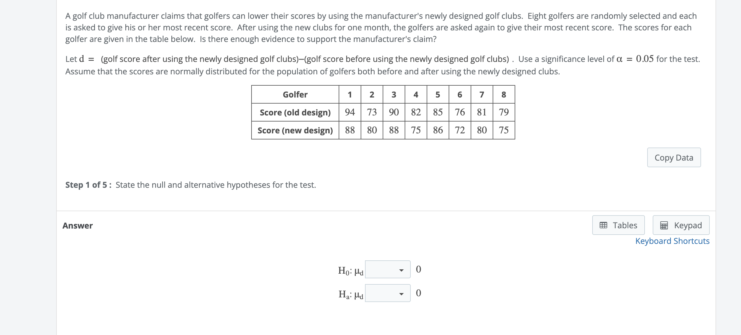 Solved A golf club manufacturer claims that golfers can | Chegg.com