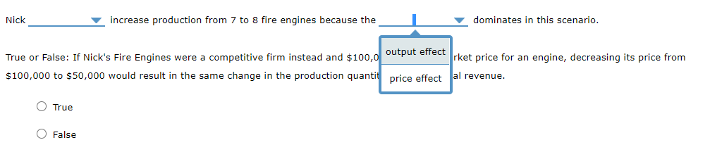 Solved 3. The components of marginal revenue Nick's Fire | Chegg.com