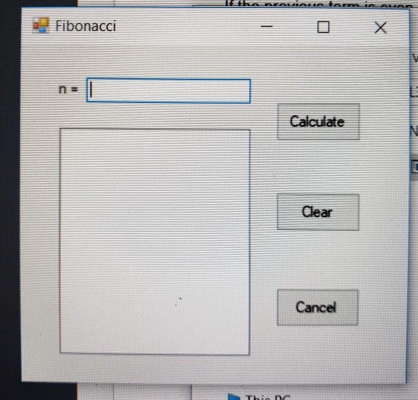 Solved Develop a Visual Basic project for the attached file | Chegg.com