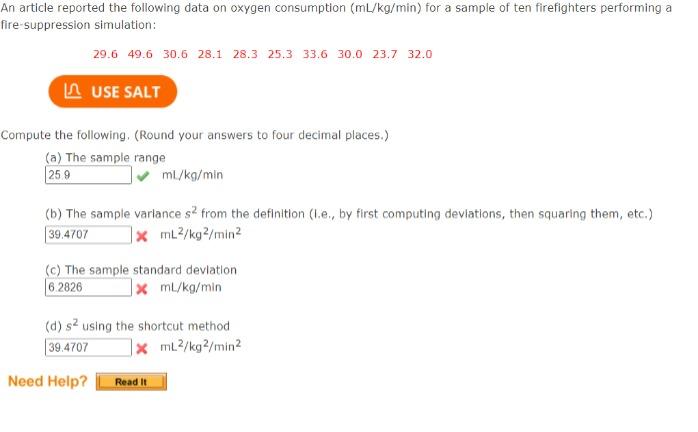 Solved I Need A Breakdown On How To Get The Calculations For | Chegg.com