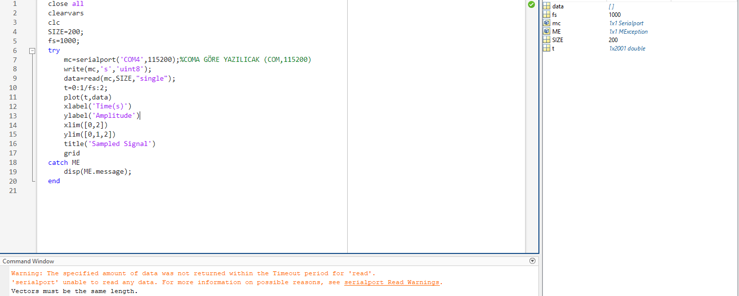 Solved \begin{tabular}{r|l} 1 & Close all \\ 2 & clearvars | Chegg.com
