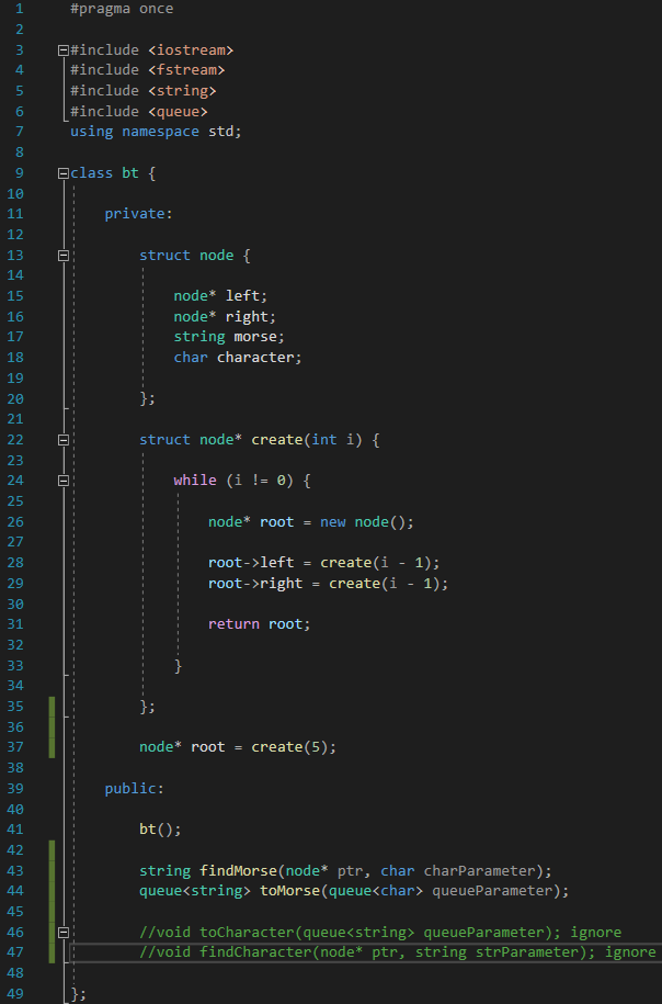 C++ Unordered Binary Tree Search ----- | Chegg.com