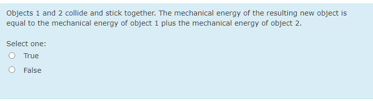 Solved Objects 1 and 2 collide and stick together. The | Chegg.com