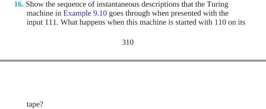 16. Show the sequence of instantaneous descriptions | Chegg.com