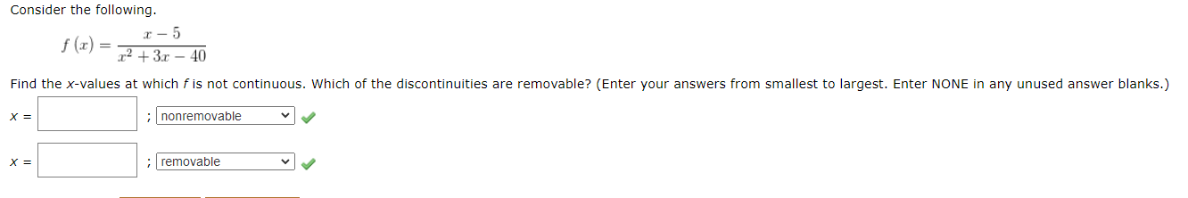 Solved Consider the following. Find the x-values at which | Chegg.com