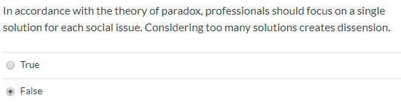 Solved In Accordance With The Theory Of Paradox, | Chegg.com