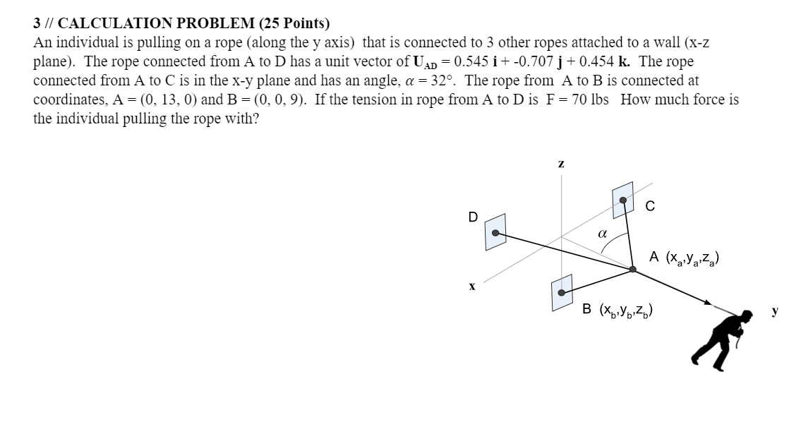 Solved 3// CALCULATION PROBLEM (25 Points) An individual is | Chegg.com
