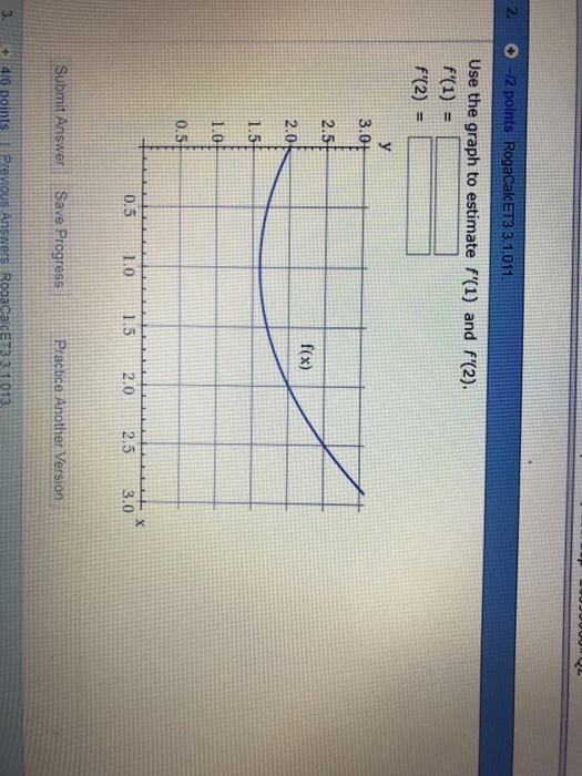 Solved -12 points RogacalcET3 3.1.011 Use the graph to | Chegg.com