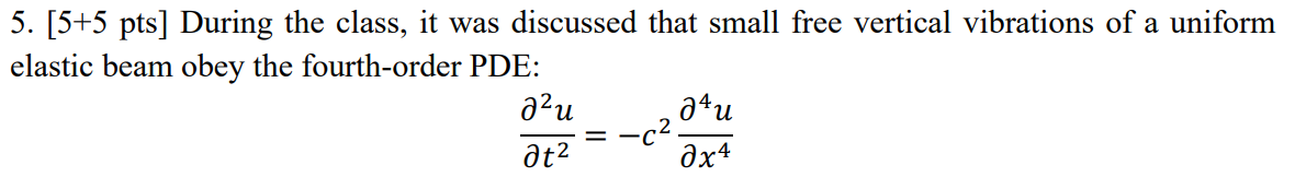 Solved (b) For A Beam Simply Supported (see The Figure In | Chegg.com