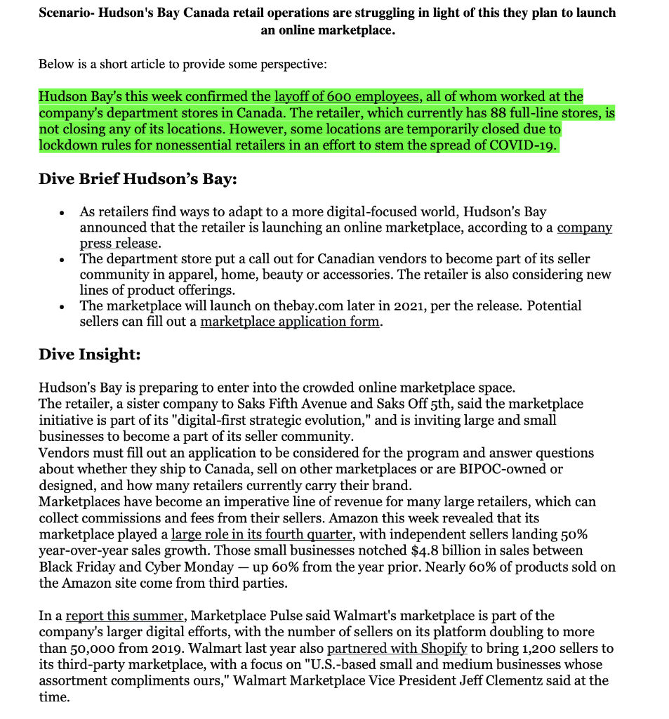 Solved Executive summary: Summarize the key findings from  Chegg.com