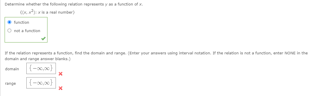 Solved Determine Whether The Following Relation Represents Y 3955