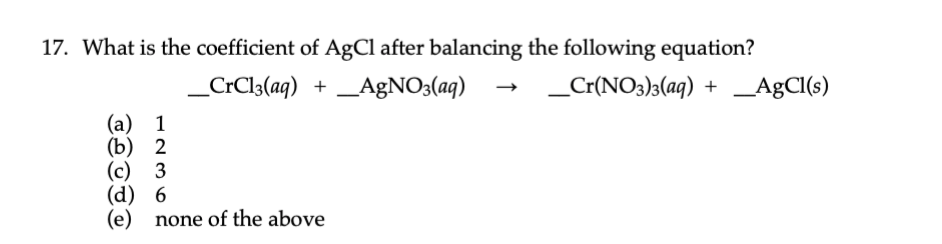 Solved What is the coefficient of hydrogen gas after | Chegg.com