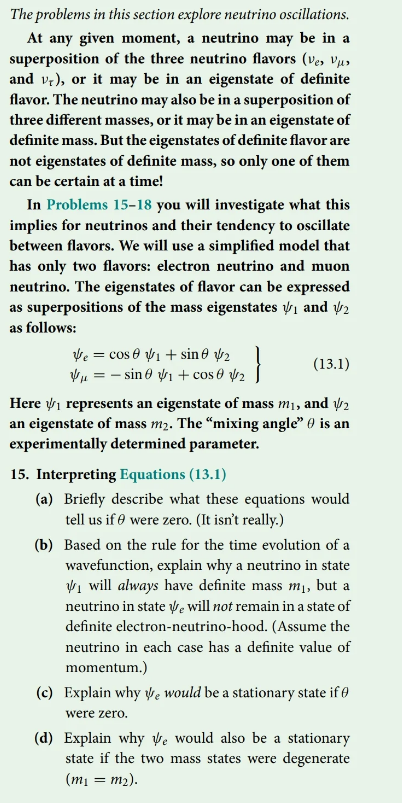 Solved u ?(()()e),vμ,and vτ ψ1 and ψ2as | Chegg.com