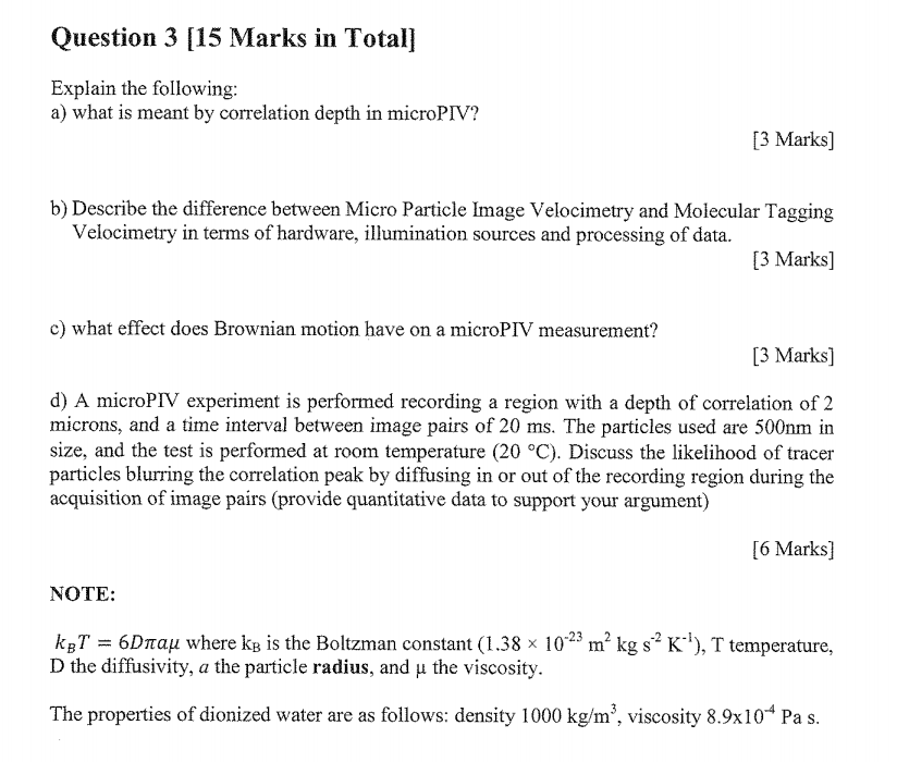 Solved Question 3 (15 Marks in Total] Explain the following: | Chegg.com