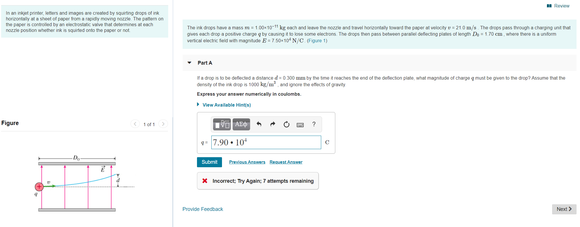 Solved Review In an inkjet printer, letters and images are | Chegg.com