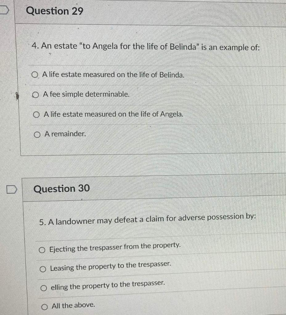 Solved 4. An estate 