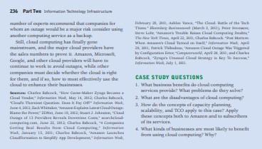 Solved Should Businesses Move to the Cloud? CASE STUDY in | Chegg.com