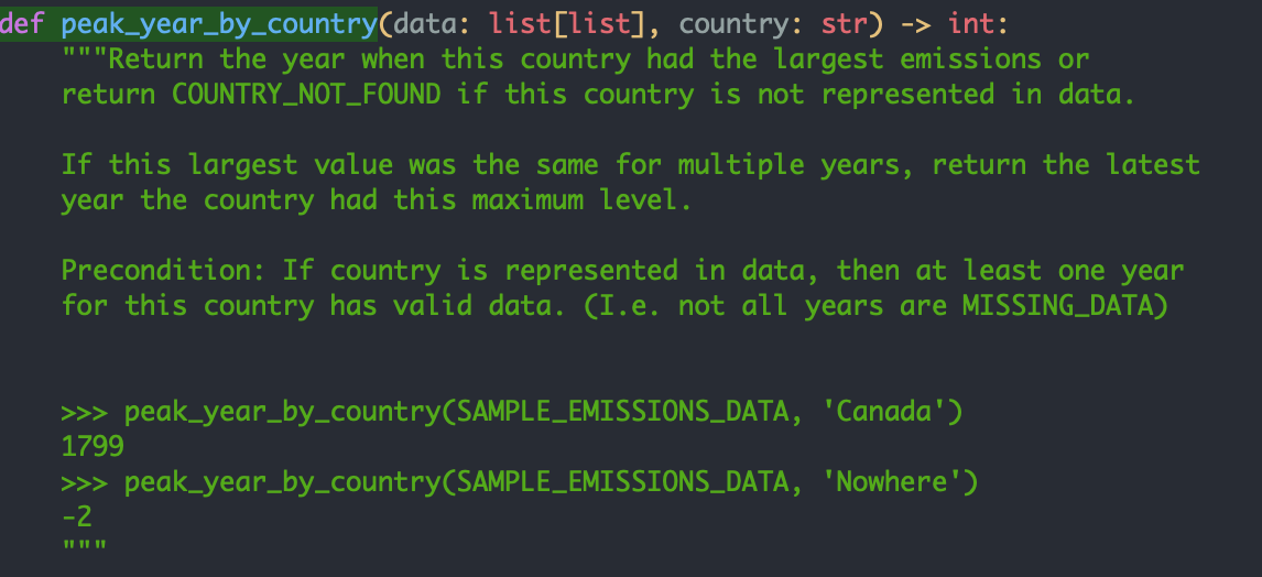 Solved Please help me code this function according to the | Chegg.com