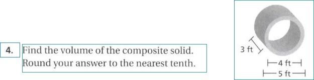 Solved Find the volume of the composite solid. Round your | Chegg.com