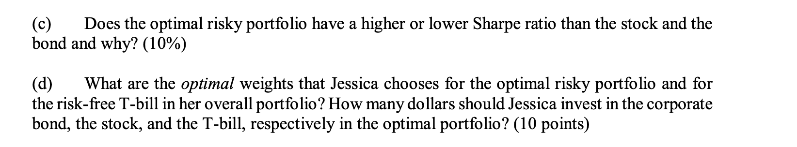 Solved 3. Optimal Portfolio Choice With Two Risky Asset And | Chegg.com