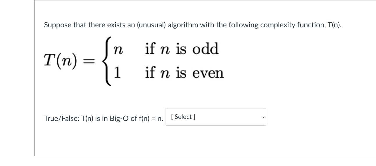 Solved Suppose that there exists an (unusual) algorithm with | Chegg.com