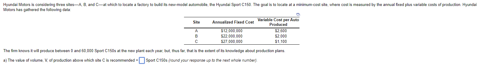 Solved The Firm Knows It Will Produce Between 0 And 60,000 | Chegg.com