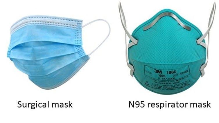 Solved Make A Comparison Between Surgical Masks Line And N95 | Chegg.com