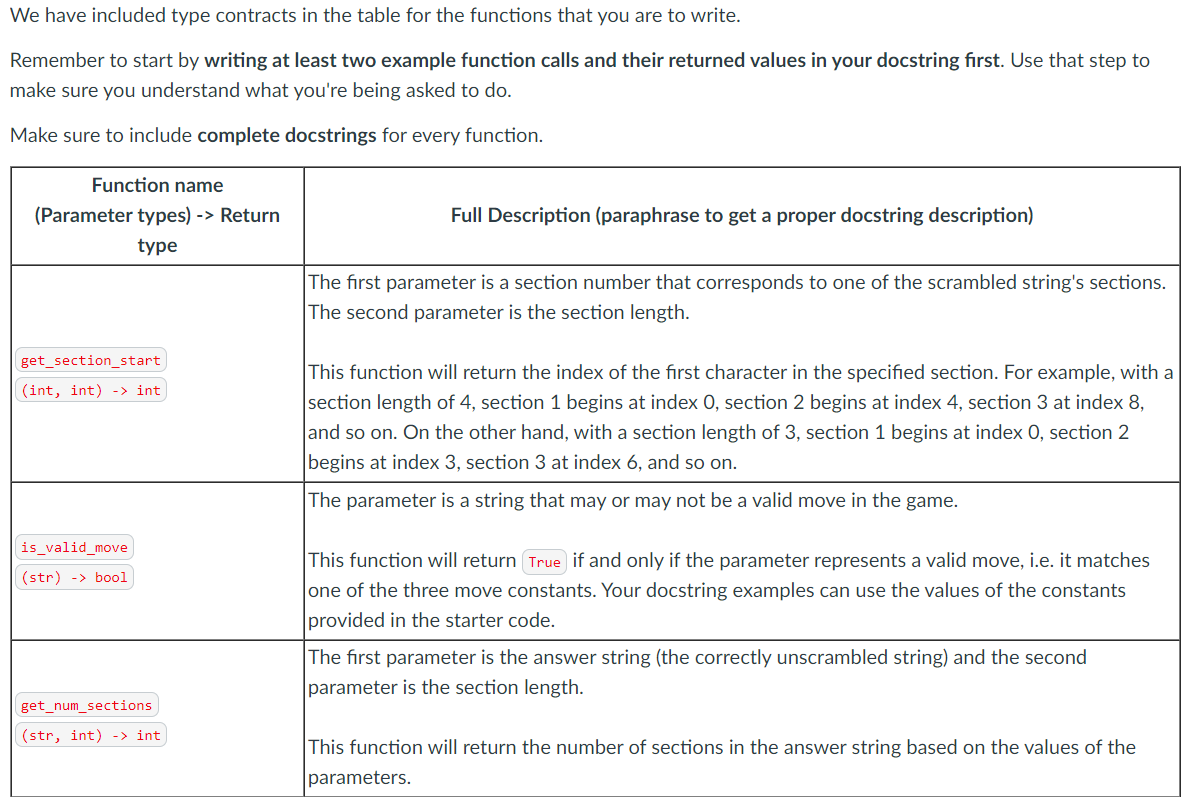 Solved Can I get solutions to these various functions and | Chegg.com