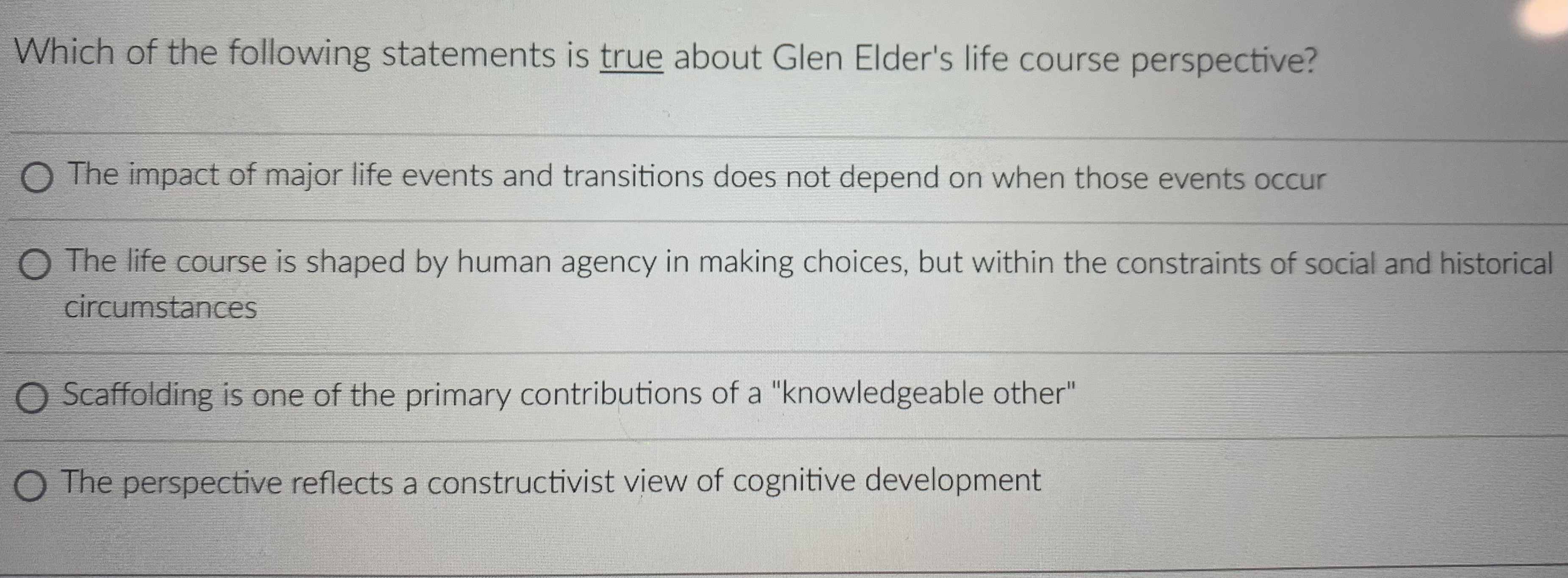 Solved Which of the following statements is true about Glen | Chegg.com