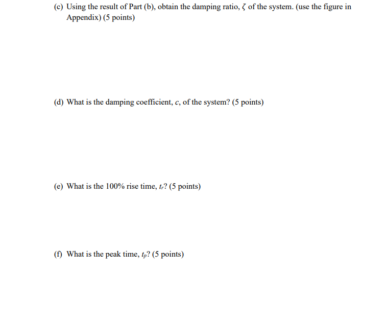 Solved Problem 1 Consider The Response For The Unit Step | Chegg.com