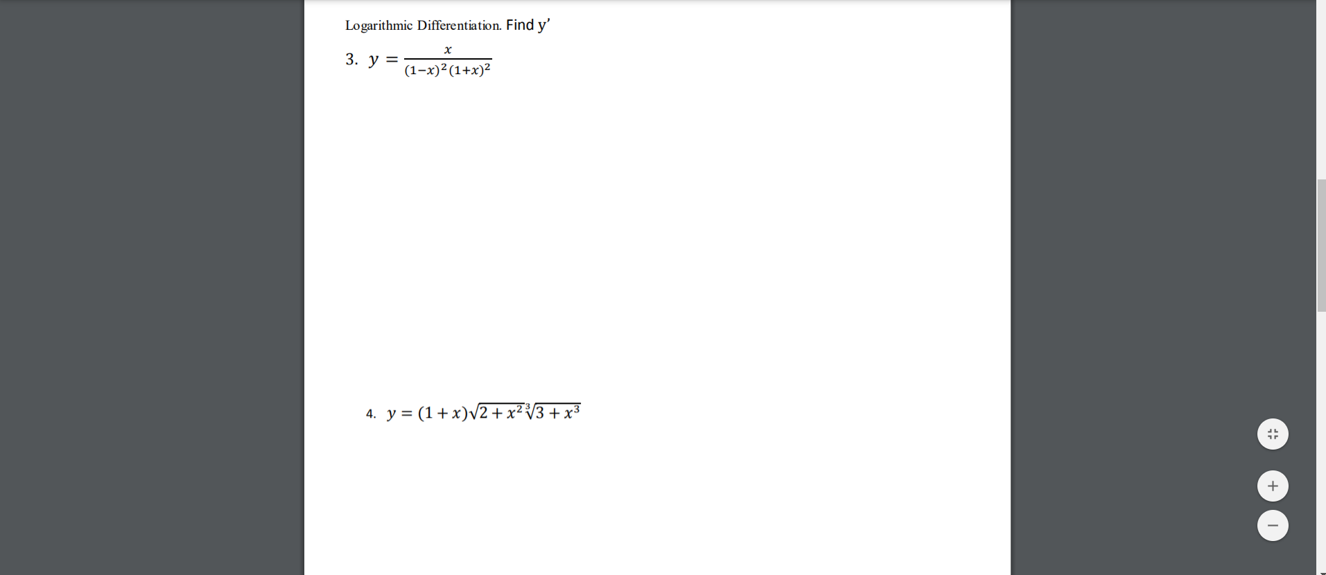 solved-logarithmic-differentiation-find-y-3-y-1-x-2-chegg