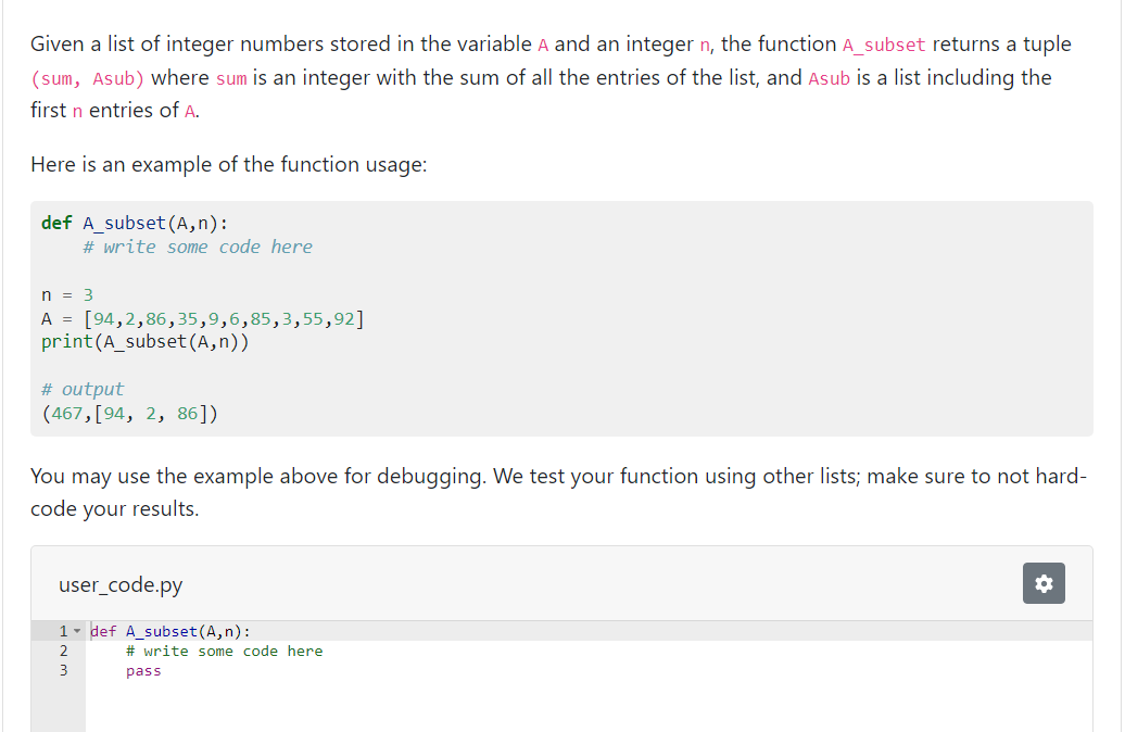 Solved Given a list of integer numbers stored in the