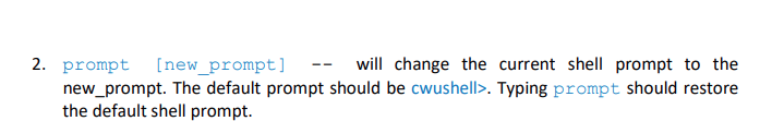 Solved Instructions Write a mini shell program (in C/C++ ) | Chegg.com