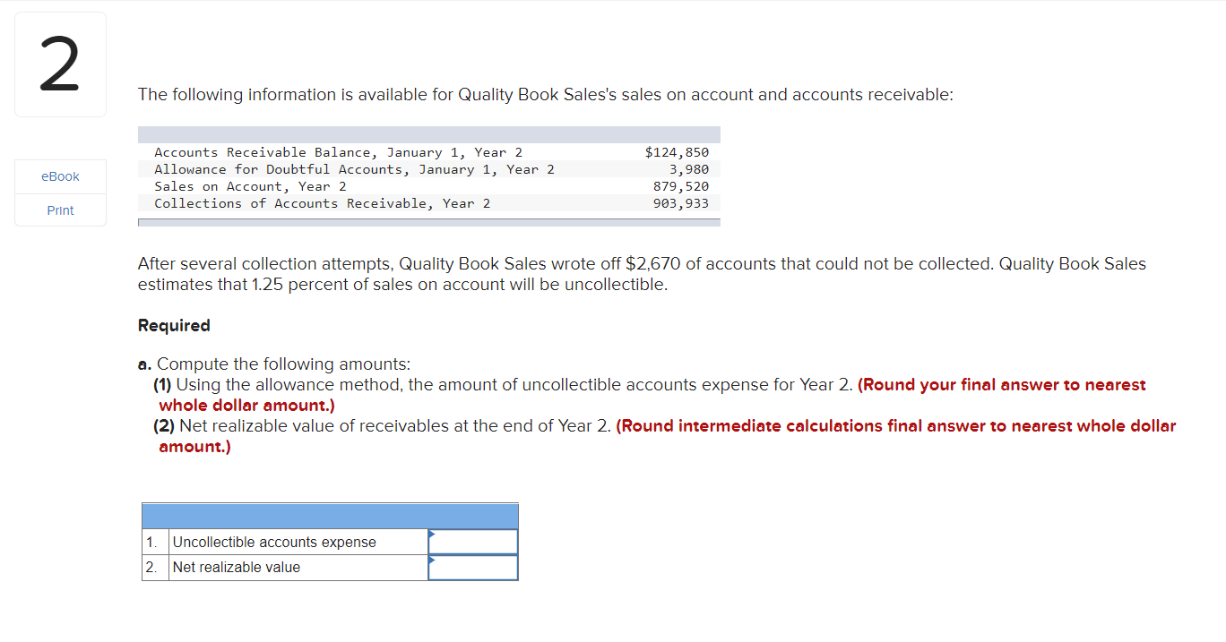 Solved 2. The following information is available for Quality