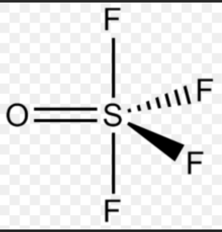 a) Determine the point group of the SOF4 b) What is | Chegg.com