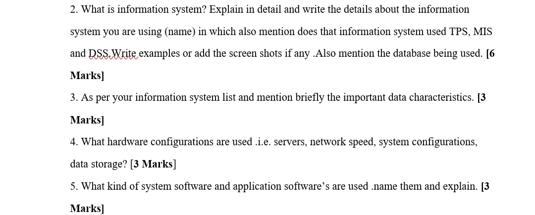 Solved What is information system? Explain in detail and | Chegg.com