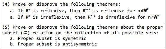 Solved (4) Prove or disprove the following theorems : a. If | Chegg.com