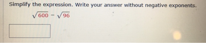 Solved Simplify the expression. Write your answer without | Chegg.com