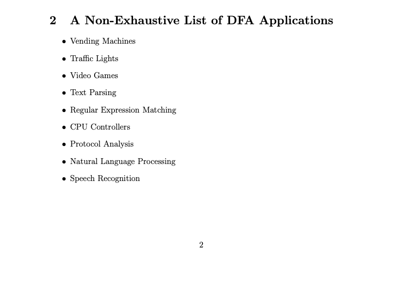 assignment #2 Attached Files: application of DFA.pdf | Chegg.com