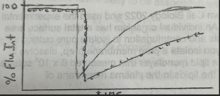 Solved The graph below is from a FRAP experiment examining | Chegg.com