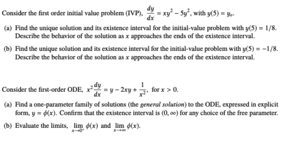 Solved Consider the first order initial value problem (IVP), | Chegg.com