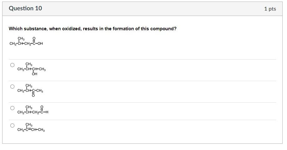 Solved Question 5 1 pts Which of the following would you | Chegg.com