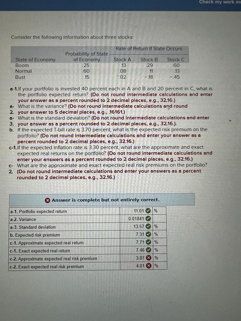 Solved Consider the following information about three | Chegg.com