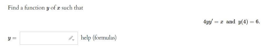 y 4 6x function rule