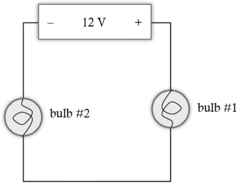 Solved 5. The diagram below shows two identical light bulbs | Chegg.com