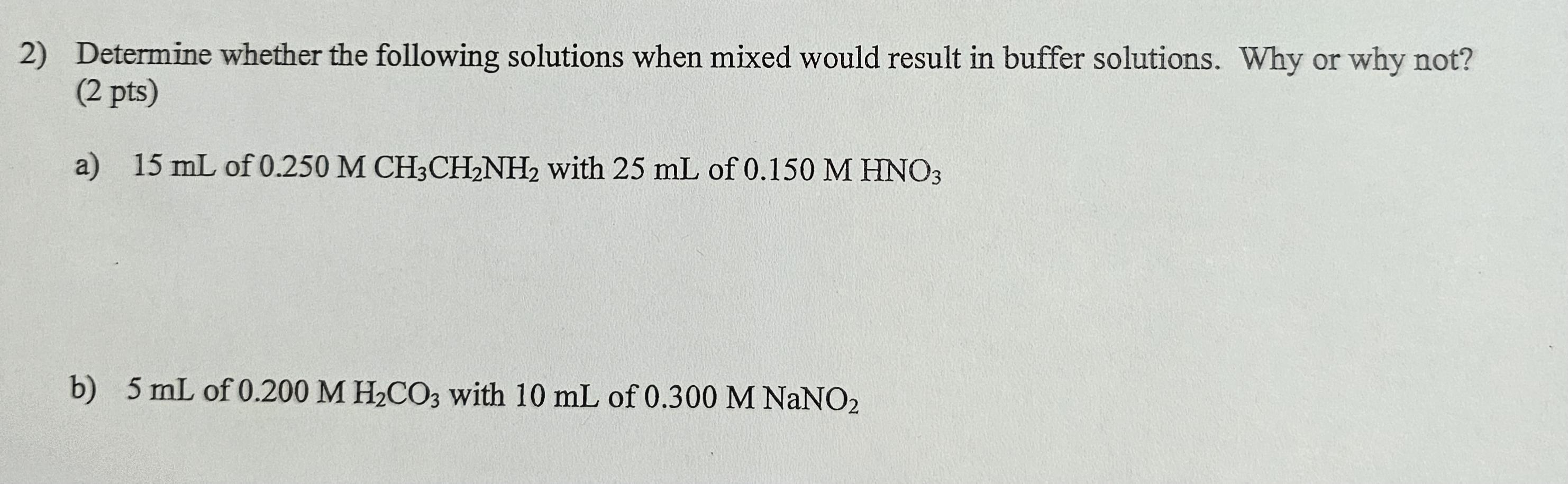 Solved 2) Determine Whether The Following Solutions When | Chegg.com