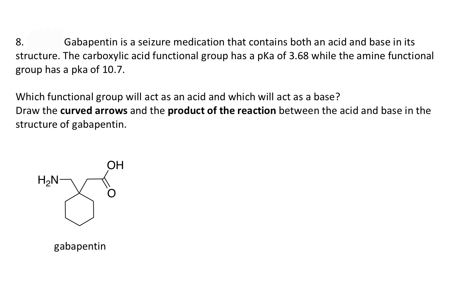 solved-8-gabapentin-is-a-seizure-medication-that-contains-chegg