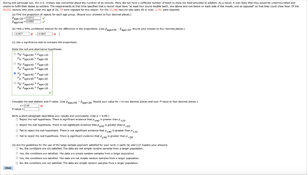 Solved I mainly need help with part b and c!Test in the | Chegg.com