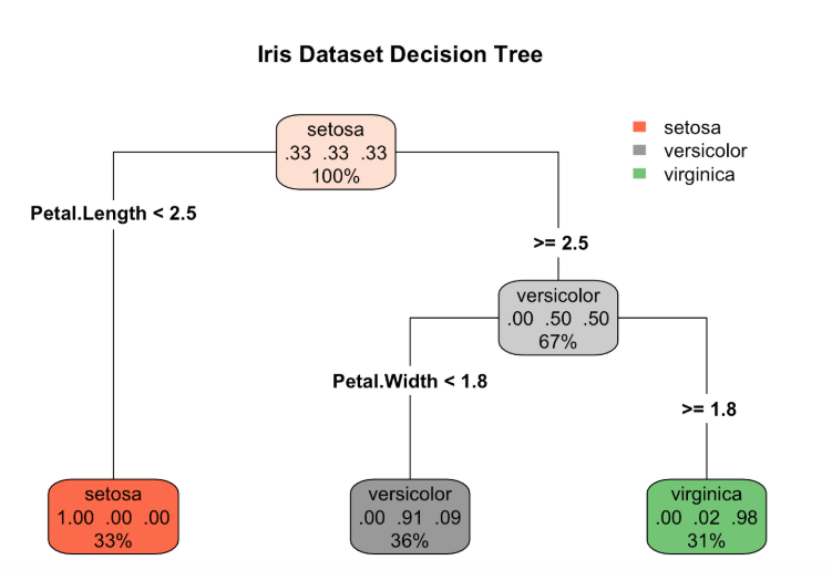 Decision best sale tree iris